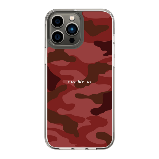 スリムプロテクションケース［ Camouflage - Red ］