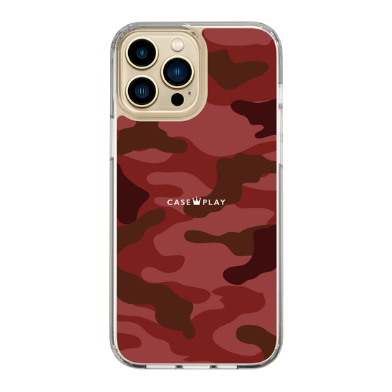 スリムプロテクションケース［ Camouflage - Red ］