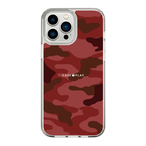 スリムプロテクションケース［ Camouflage - Red ］