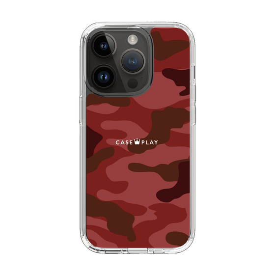 スリムプロテクションケース［ Camouflage - Red ］