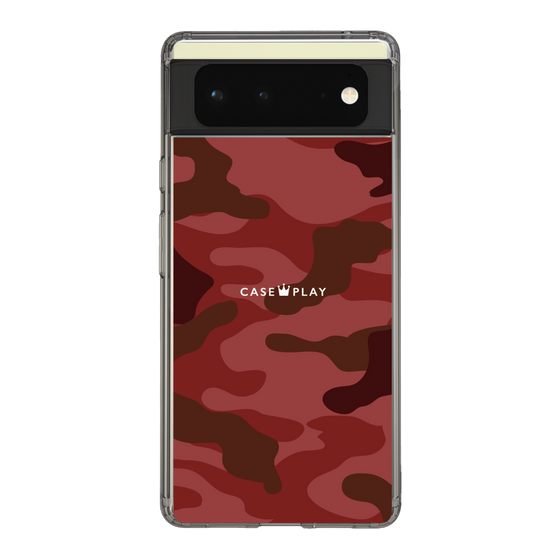 スリムプロテクションケース［ Camouflage - Red ］