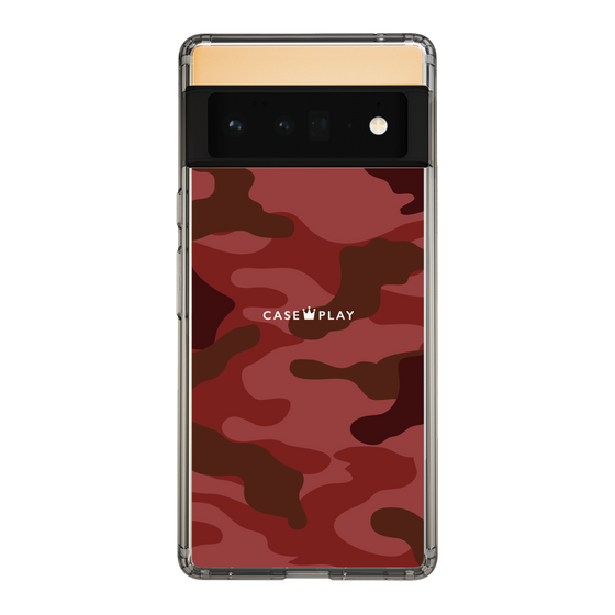 スリムプロテクションケース［ Camouflage - Red ］