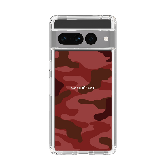 スリムプロテクションケース［ Camouflage - Red ］