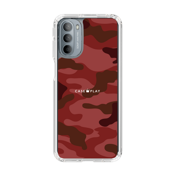 スリムプロテクションケース［ Camouflage - Red ］