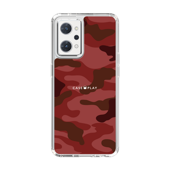 スリムプロテクションケース［ Camouflage - Red ］