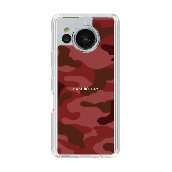 スリムプロテクションケース［ Camouflage - Red ］