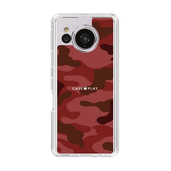 スリムプロテクションケース［ Camouflage - Red ］