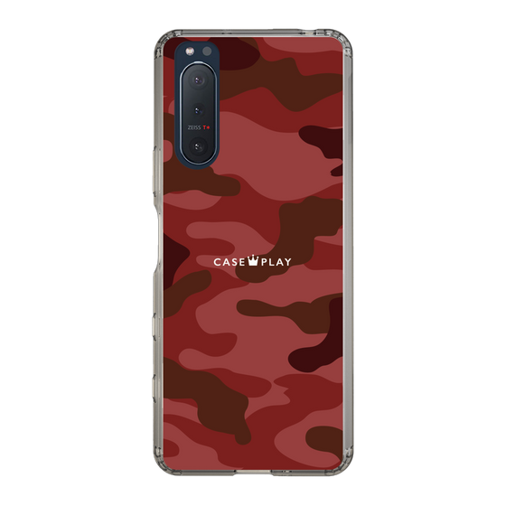 スリムプロテクションケース［ Camouflage - Red ］