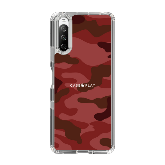 スリムプロテクションケース［ Camouflage - Red ］
