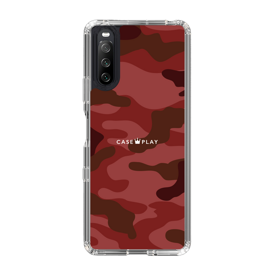 スリムプロテクションケース［ Camouflage - Red ］
