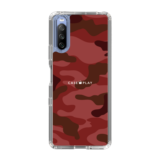 スリムプロテクションケース［ Camouflage - Red ］