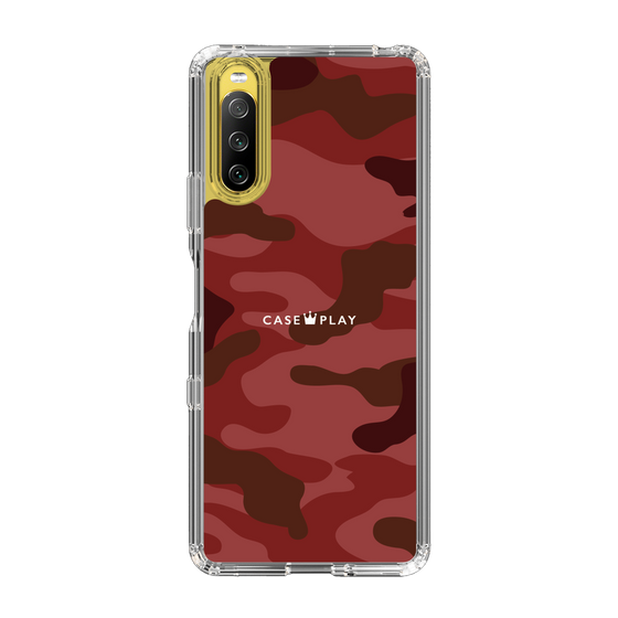 スリムプロテクションケース［ Camouflage - Red ］