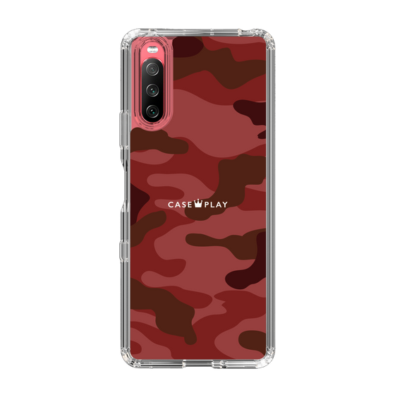 スリムプロテクションケース［ Camouflage - Red ］