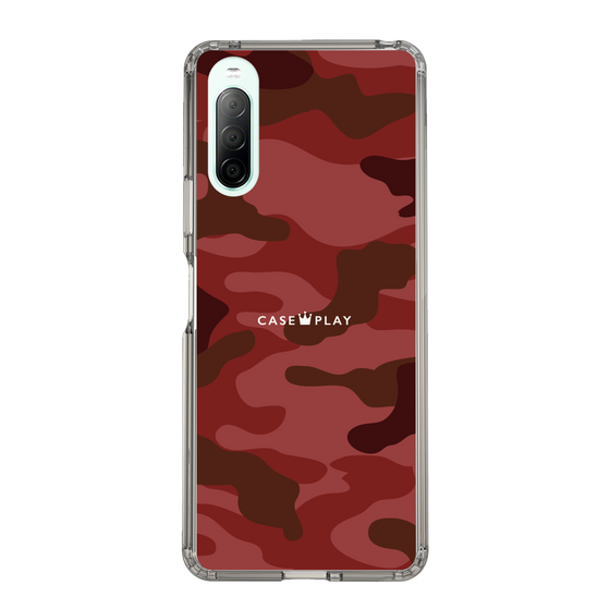 スリムプロテクションケース［ Camouflage - Red ］