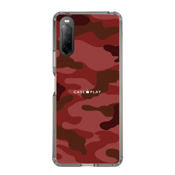 スリムプロテクションケース［ Camouflage - Red ］