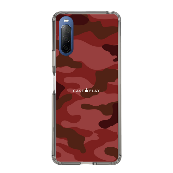 スリムプロテクションケース［ Camouflage - Red ］