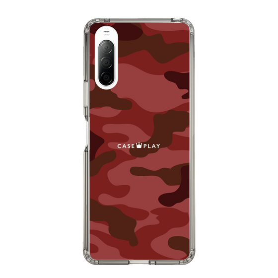 スリムプロテクションケース［ Camouflage - Red ］