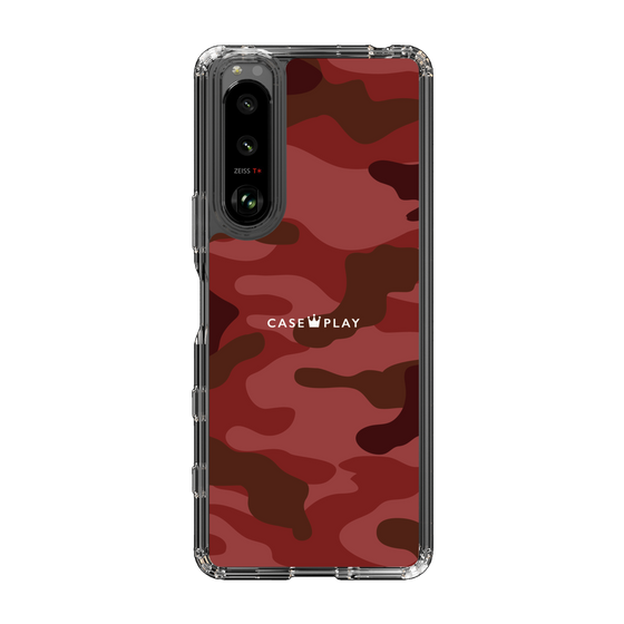 スリムプロテクションケース［ Camouflage - Red ］
