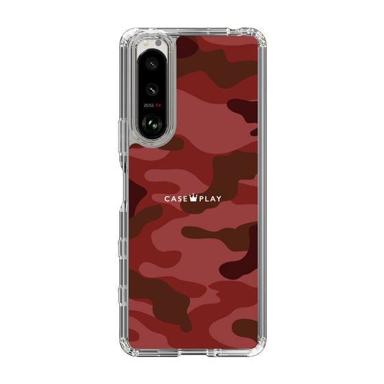 スリムプロテクションケース［ Camouflage - Red ］