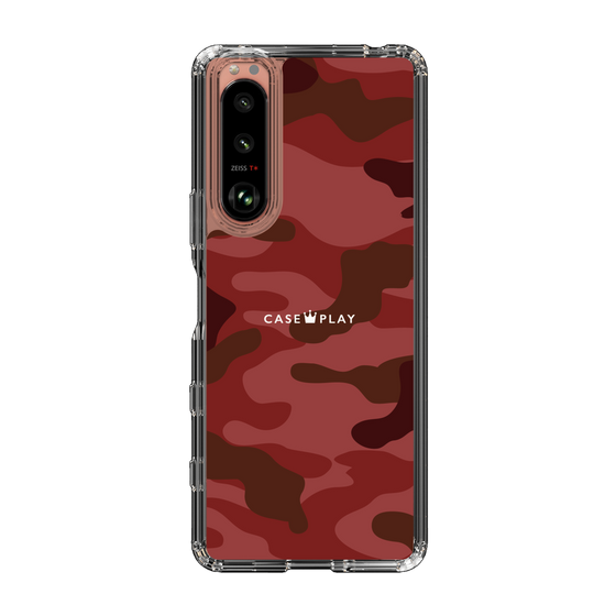スリムプロテクションケース［ Camouflage - Red ］