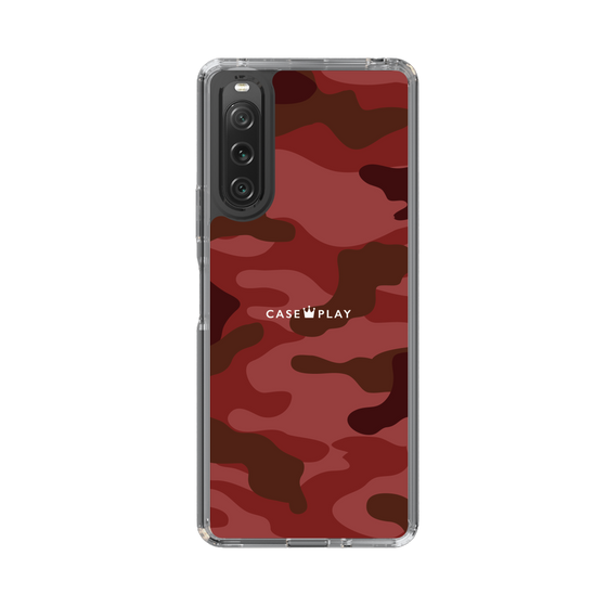 スリムプロテクションケース［ Camouflage - Red ］