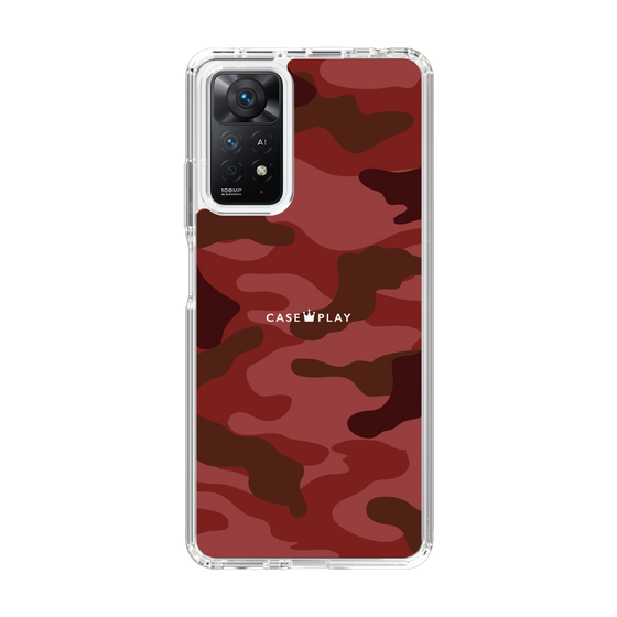 スリムプロテクションケース［ Camouflage - Red ］