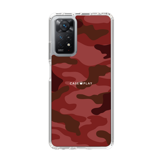 スリムプロテクションケース［ Camouflage - Red ］