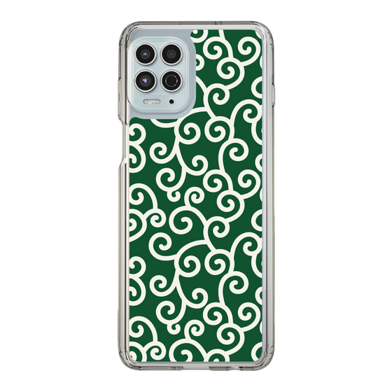 スリムプロテクションケース［ 唐草模様 - Green ］