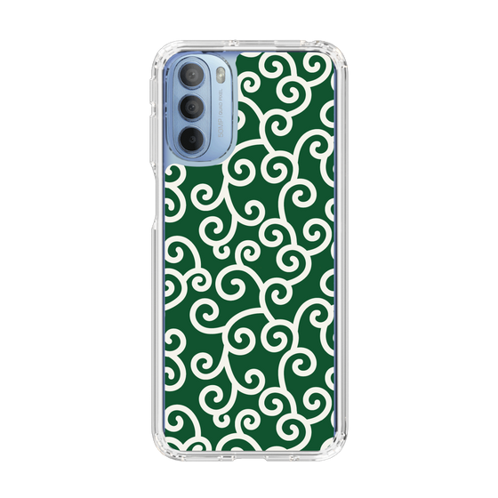 スリムプロテクションケース［ 唐草模様 - Green ］