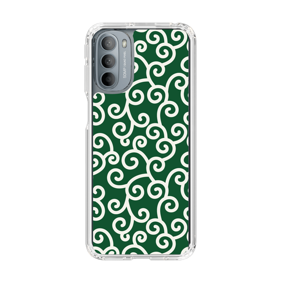 スリムプロテクションケース［ 唐草模様 - Green ］