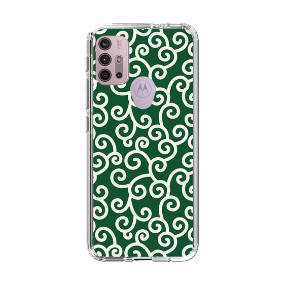 スリムプロテクションケース［ 唐草模様 - Green ］