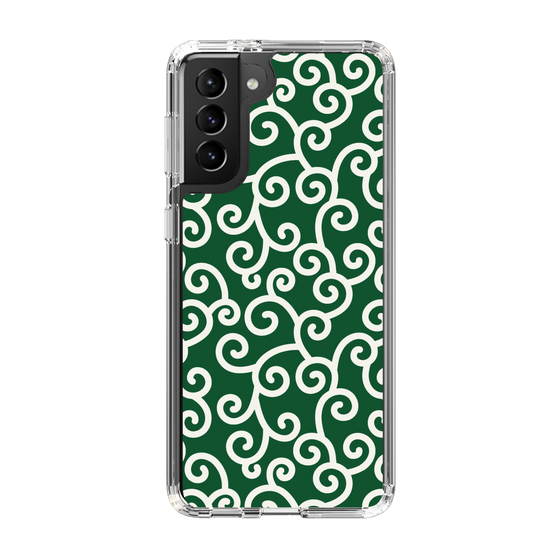 スリムプロテクションケース［ 唐草模様 - Green ］