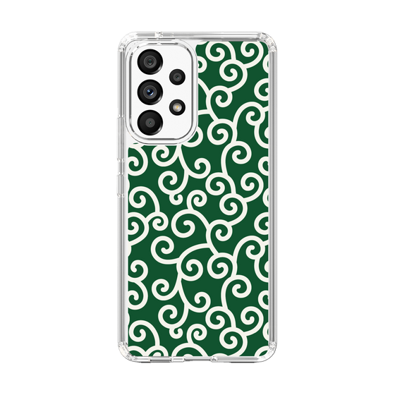 スリムプロテクションケース［ 唐草模様 - Green ］