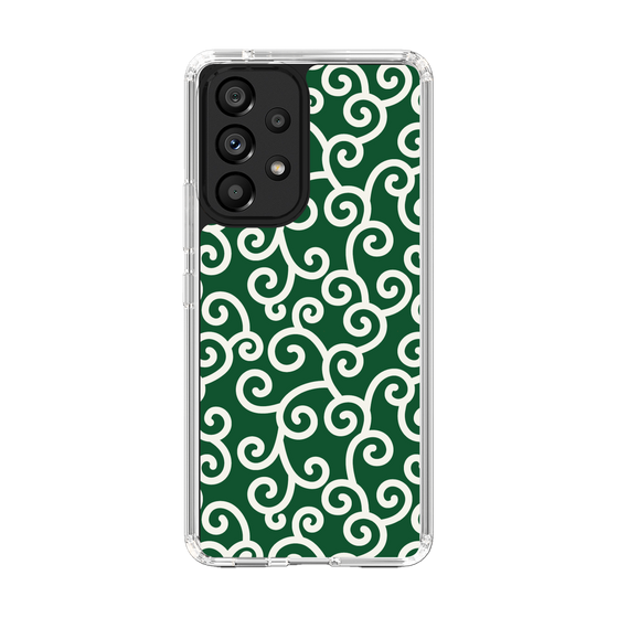 スリムプロテクションケース［ 唐草模様 - Green ］