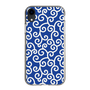 スリムプロテクションケース［ 唐草模様 - Blue ］
