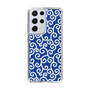スリムプロテクションケース［ 唐草模様 - Blue ］