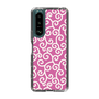 スリムプロテクションケース［ 唐草模様 - Pink ］