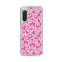 スリムプロテクションケース［ 唐草模様 - Pink ］