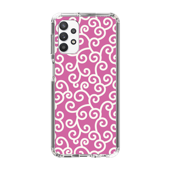 スリムプロテクションケース［ 唐草模様 - Pink ］