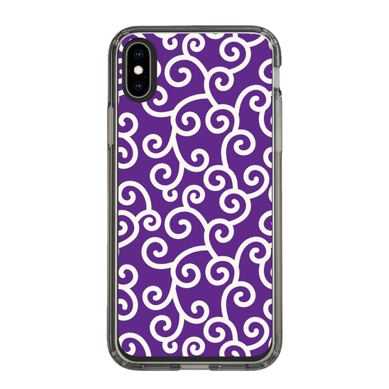 スリムプロテクションケース［ 唐草模様 - Purple ］
