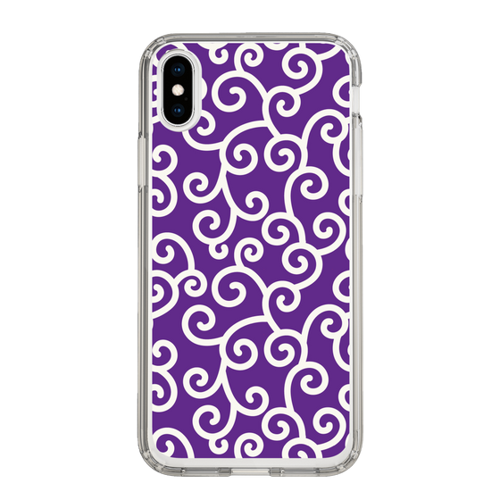 スリムプロテクションケース［ 唐草模様 - Purple ］