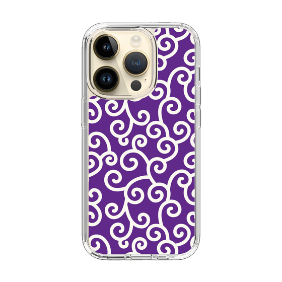 スリムプロテクションケース［ 唐草模様 - Purple ］