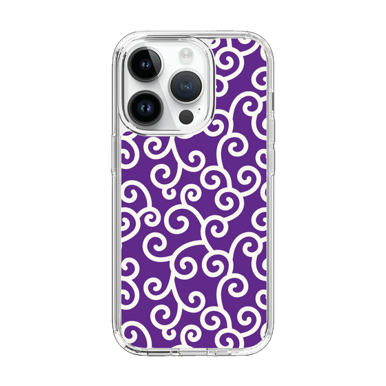 スリムプロテクションケース［ 唐草模様 - Purple ］