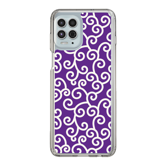 スリムプロテクションケース［ 唐草模様 - Purple ］
