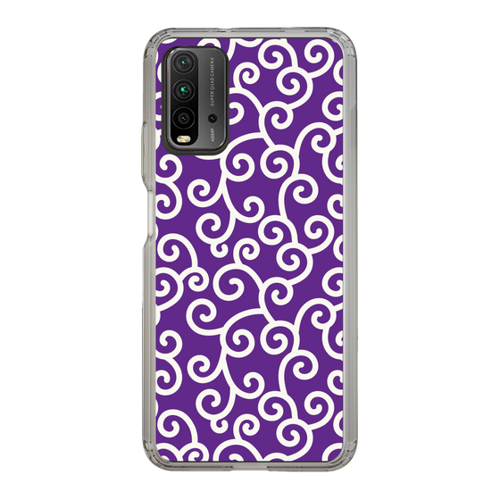 スリムプロテクションケース［ 唐草模様 - Purple ］