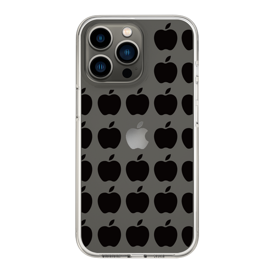 スリムプロテクションケース［ Apple - Black ］