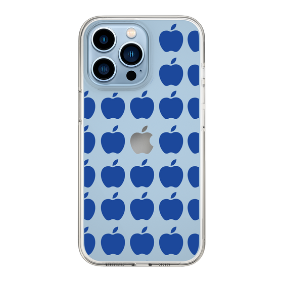 スリムプロテクションケース［ Apple - Blue ］