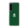 スリムプロテクションケース［ スカル - Green ］