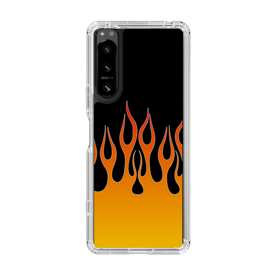 スリムプロテクションケース［ 炎 - Orange ］