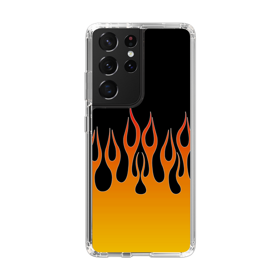 スリムプロテクションケース［ 炎 - Orange ］